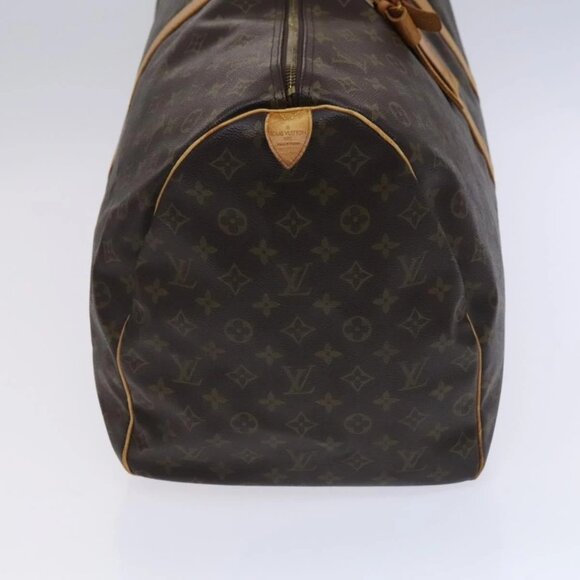 LOUIS VUITTON Monogram Keepall 60 Boston Bag M41422 LV Auth BD700 - Picture 4 of 16